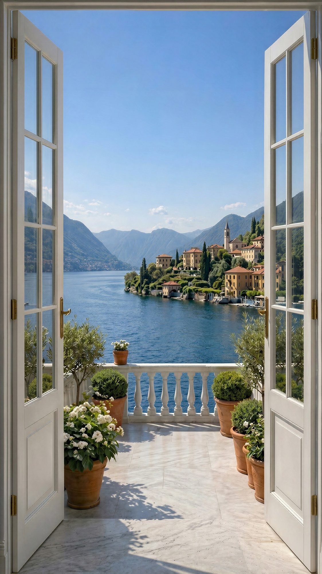 Lake Como Lakeside View