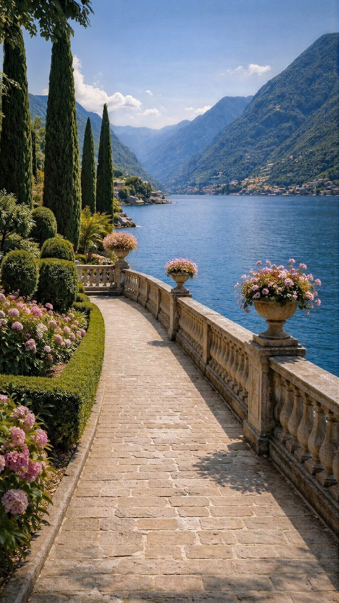 Lake Como Terrace View