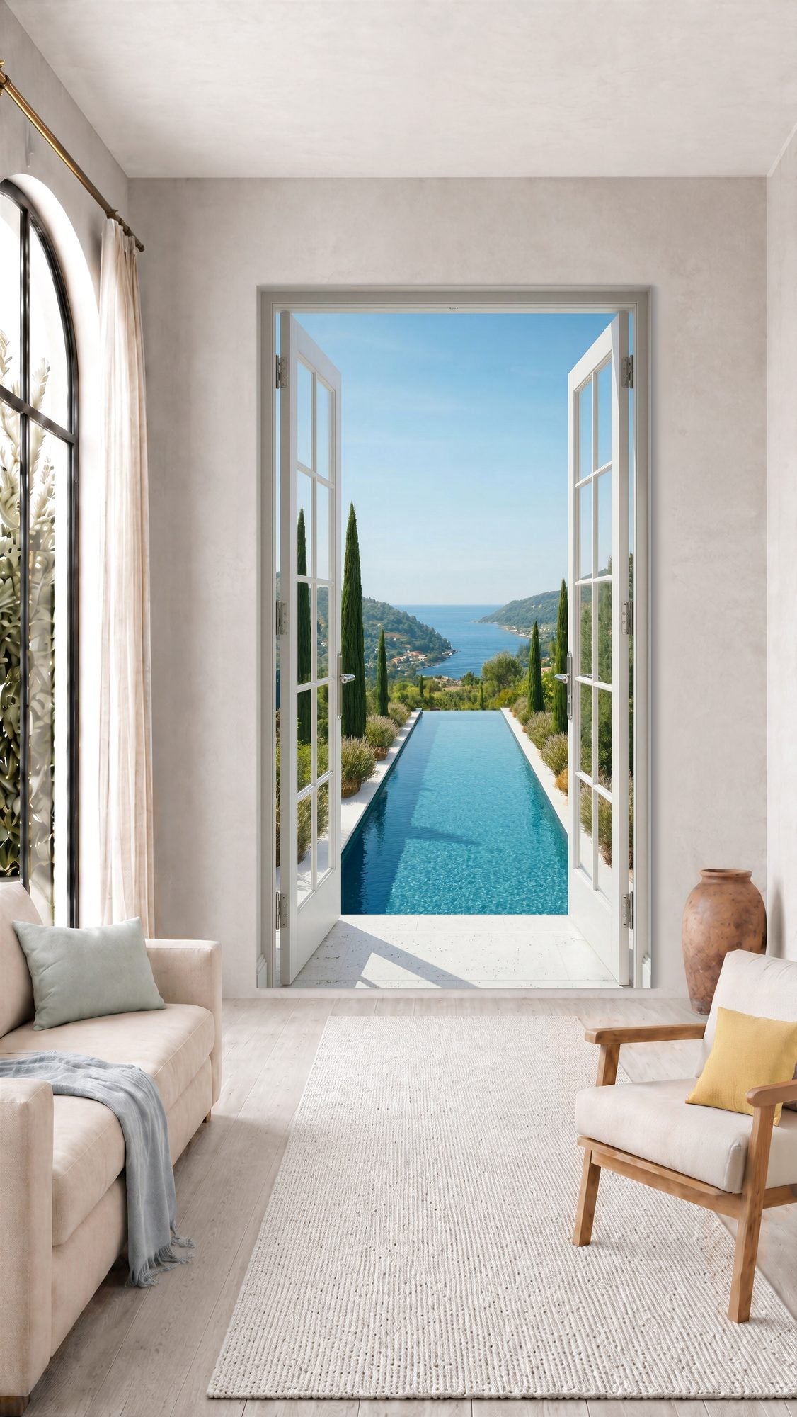 Mediterranean Pool View