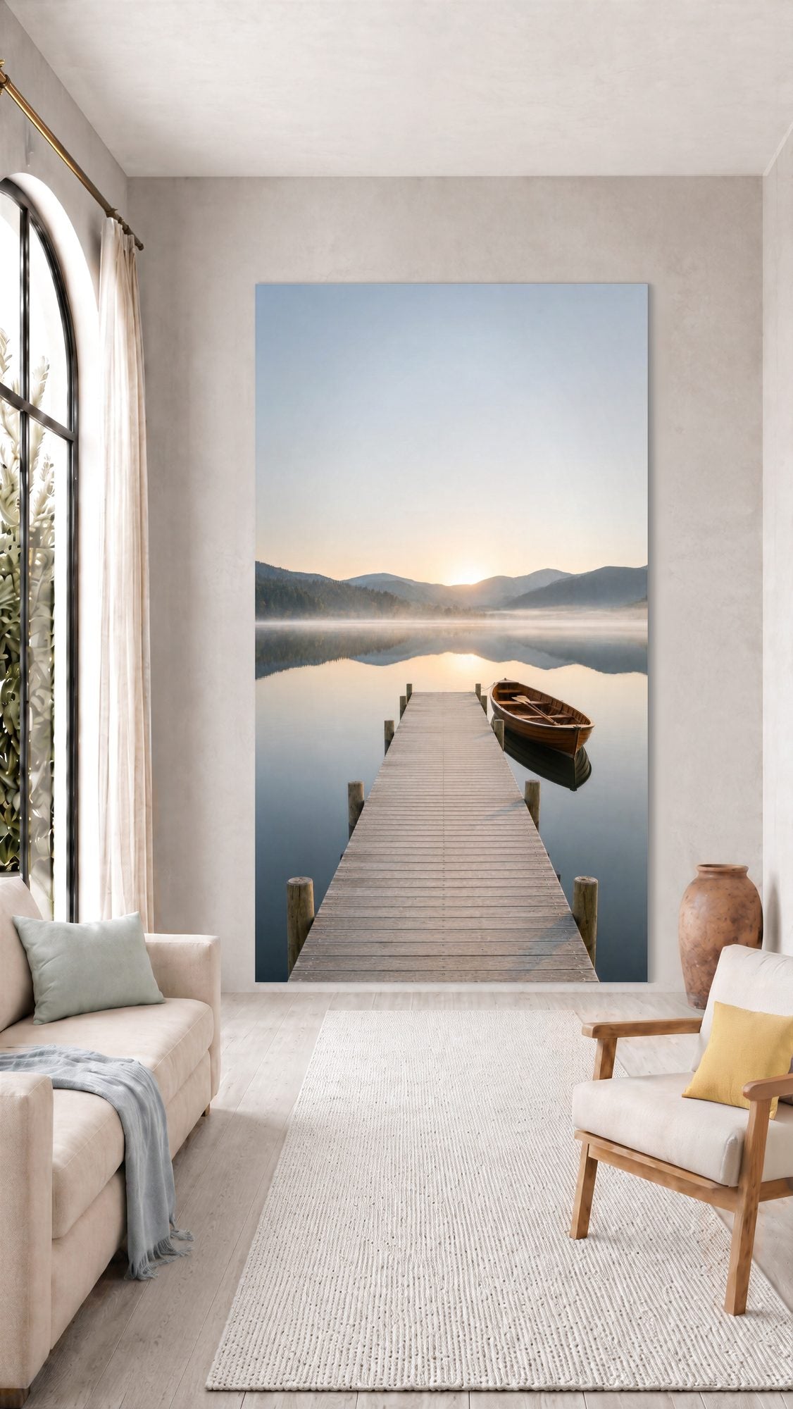 Misty Lake View