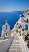 Load image into Gallery viewer, Santorini Dome Path View

