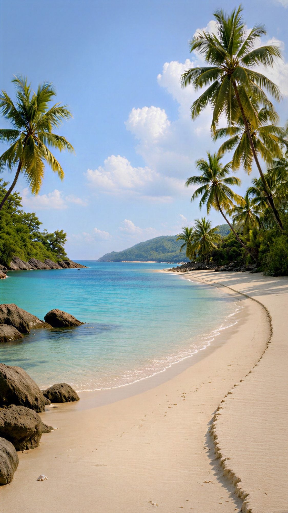 Tropical Shoreline View