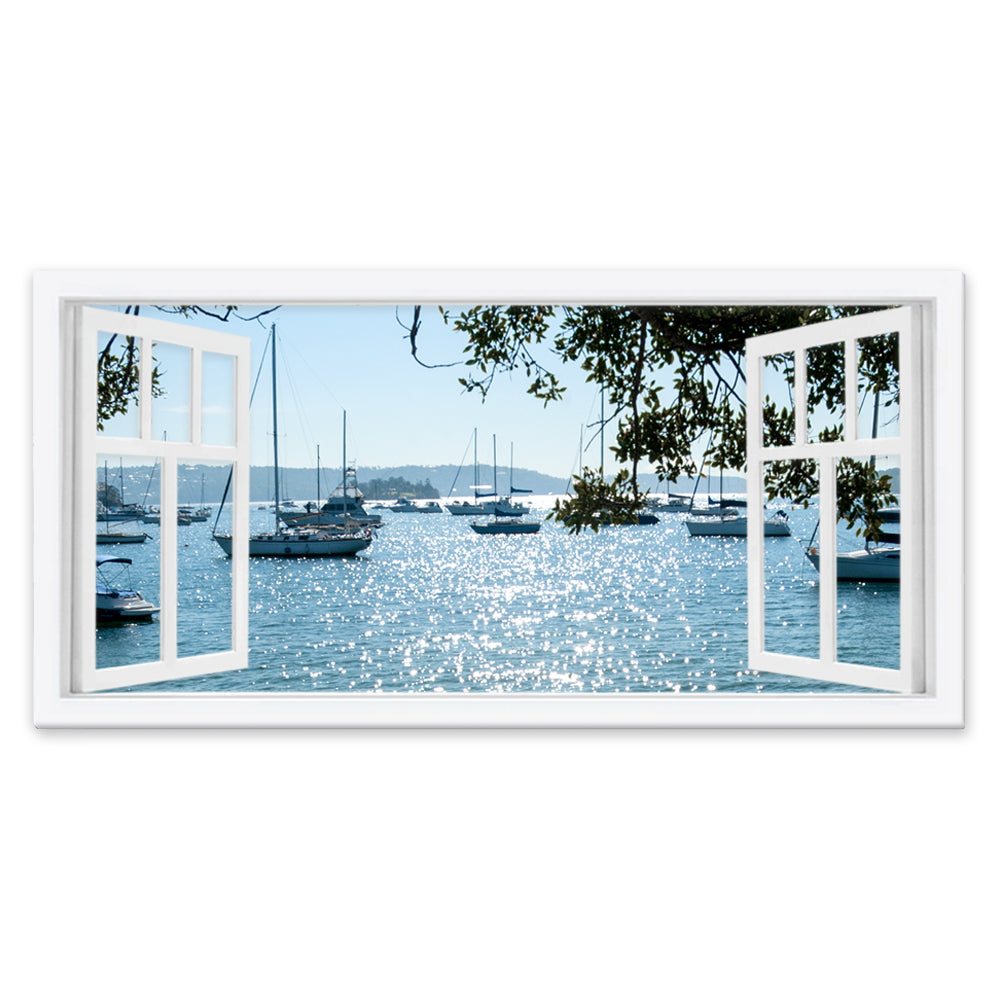 Rose Bay Window Print